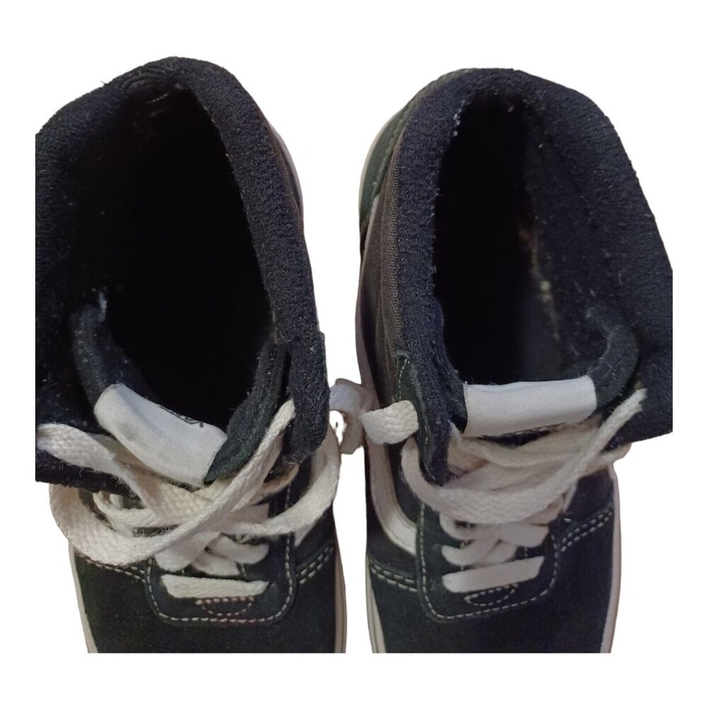 Vans Sk8 Hi Shoe Youth Sz 3 Black & White 500714 Off The Wall Sneaker High Top - Picture 3 of 8